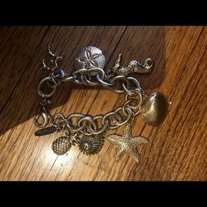 Lily Pulitzer Goldtone charm bracelet